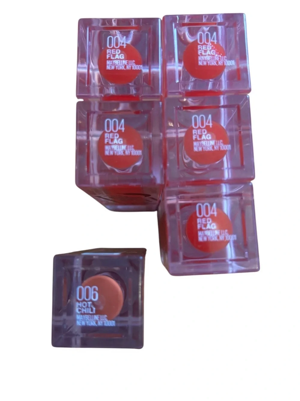Maybelline Bundle | LIFTER PLUMP Maxi-Lip + Chili Pepper Red Flag + Hot Chili 2